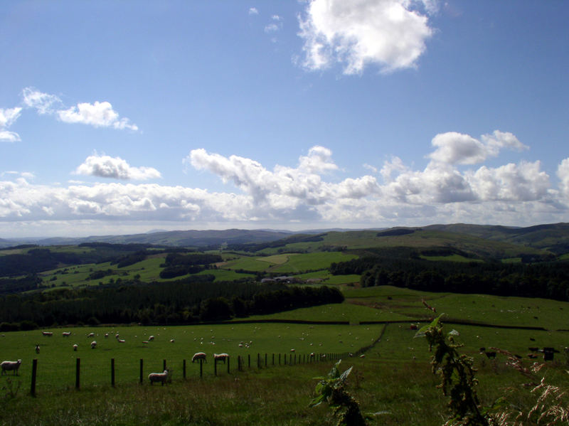 Schottischer Ausblick