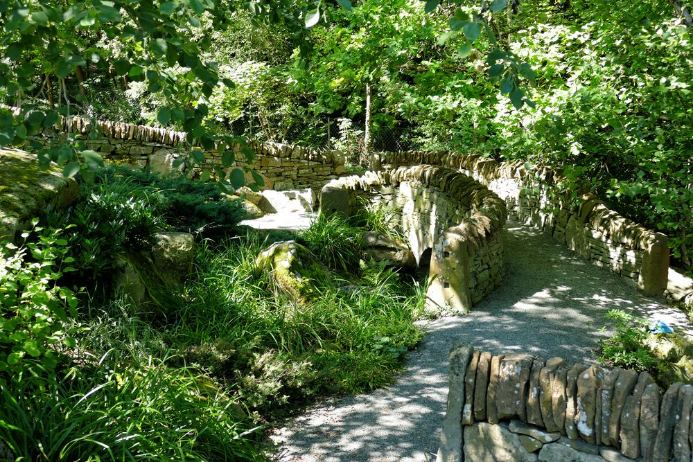 Schottischer Highland Garten in Würzburg Foto & Bild landschaft
