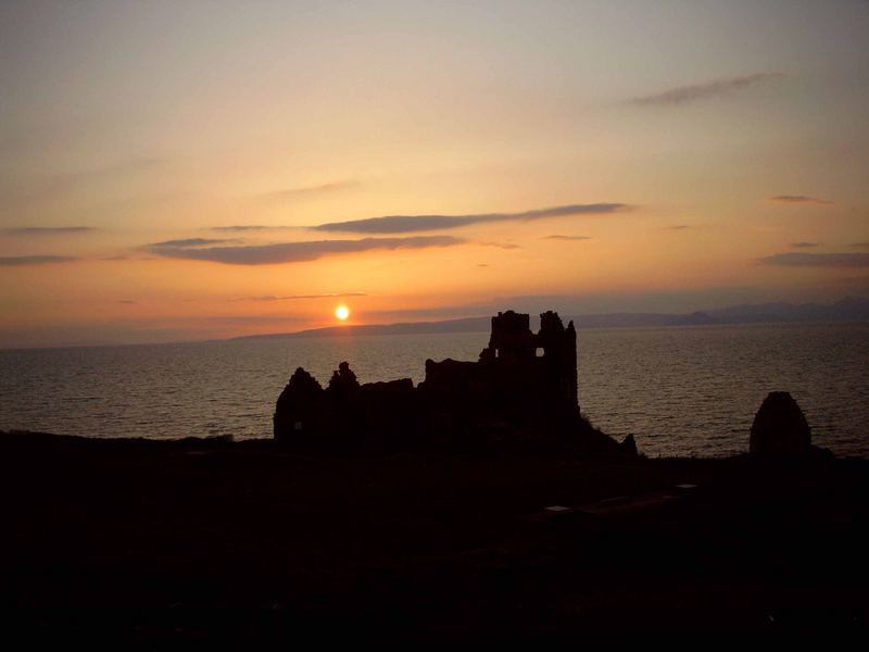 Schottischer Sonnenuntergang