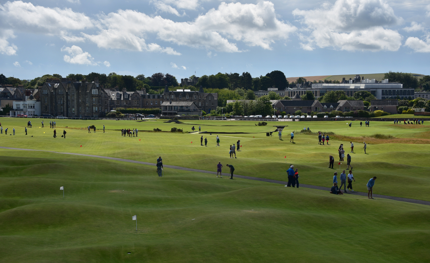 Schottland 6 - Golfspieler in St. Andrews