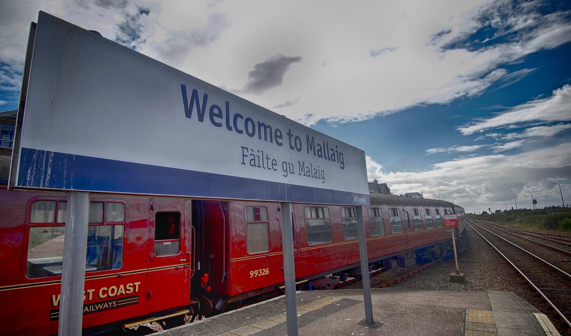 Schottland, Bahnhof in Mallaig