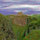 Schottland - Dunottar Castle (3D rot/cyan)