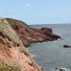 Schottland  Eine wunderschöne Steilküster am Wunderschön Strand