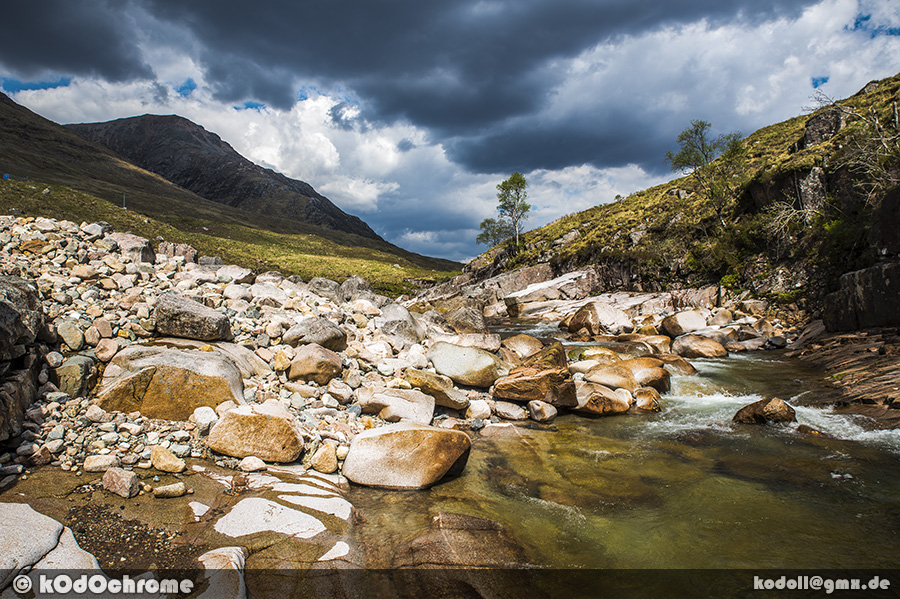 Schottland, Glencoe, Stein-Ensemble