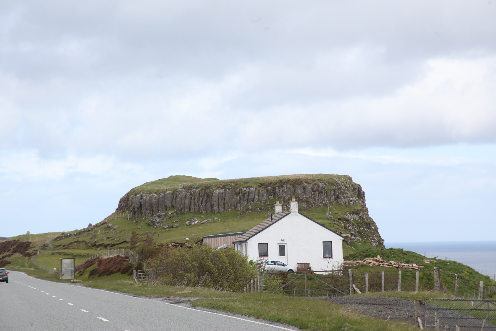  Schottland Haus an der Küste hat Schutz von der Küste.