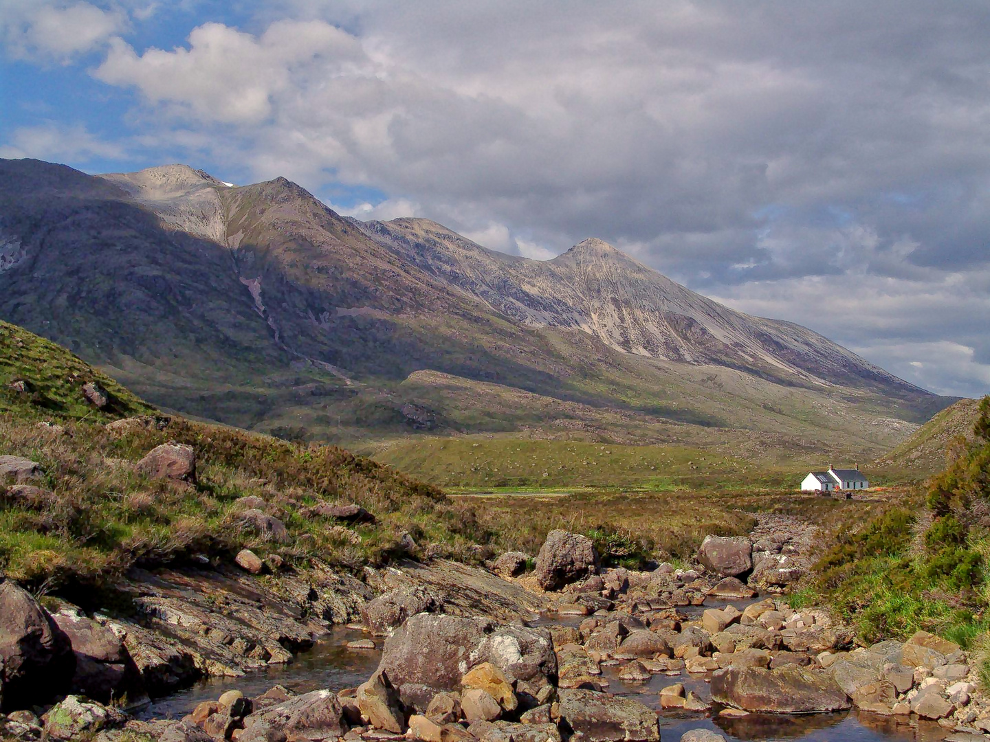 Schottland - Ling Hut and der A896