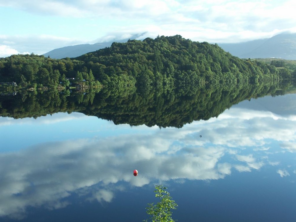 Schottland - Loch Awe - Spiegelung