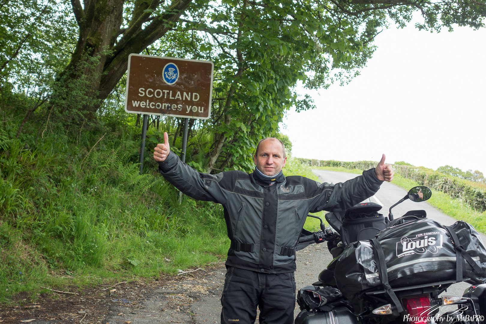 Schottland mit der Motorrad