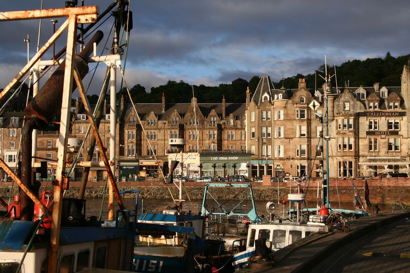 Schottland: Oban - Abend im Hafen