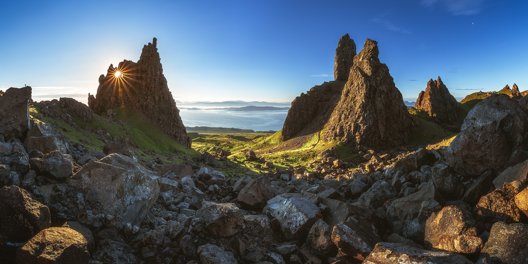 Schottland - Old Man of Storr Panorama