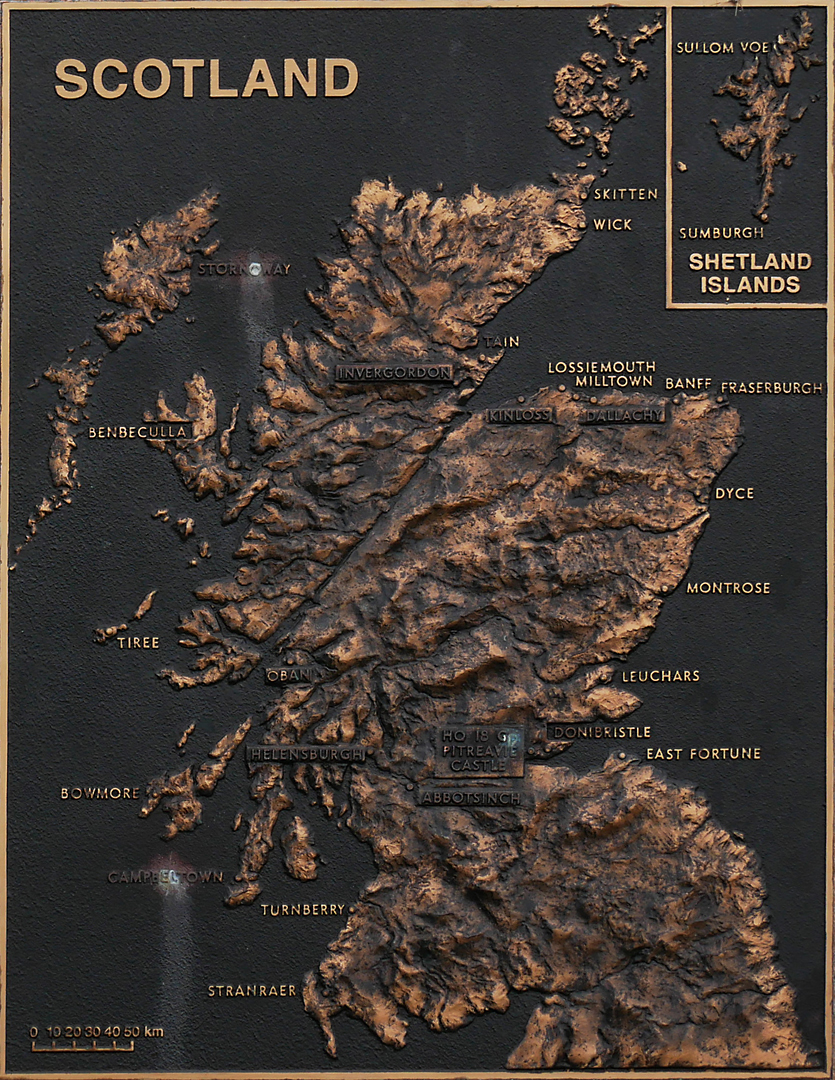 Schottland Relief