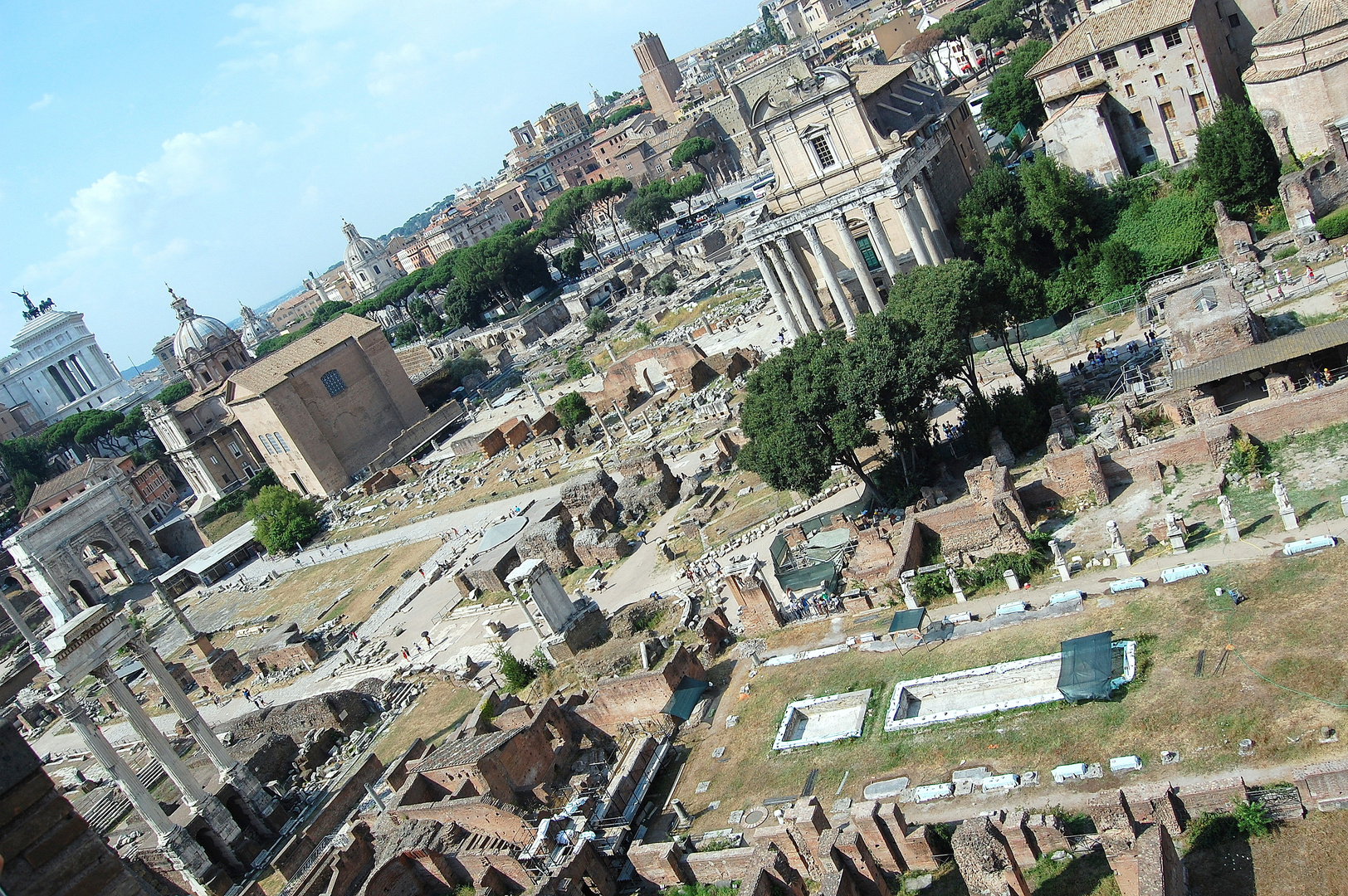 "schräges" Forum Romanum