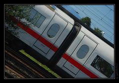 Schräglage der Bahn