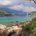 Schrägseil-Brücke bei Dubrovnic