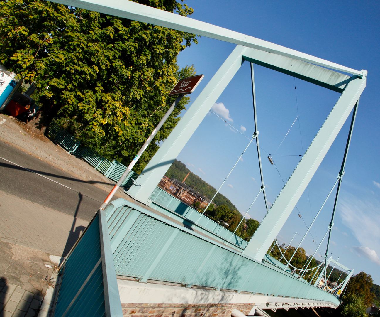 Schrägseilbrücke