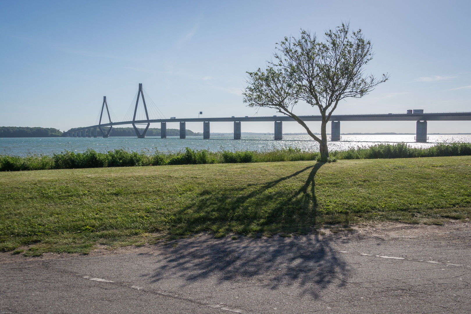 Schrägseilbrücke Farøbroerne