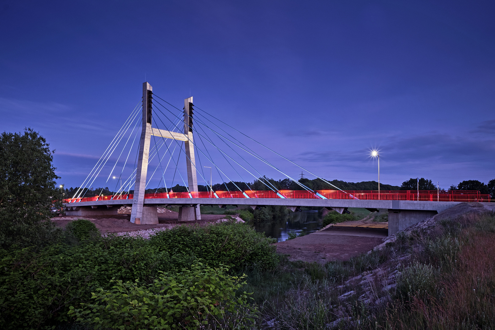 Schrägseilbrücke Schlunzig