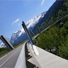 Schrägseilbrücke zum Bergfrühling