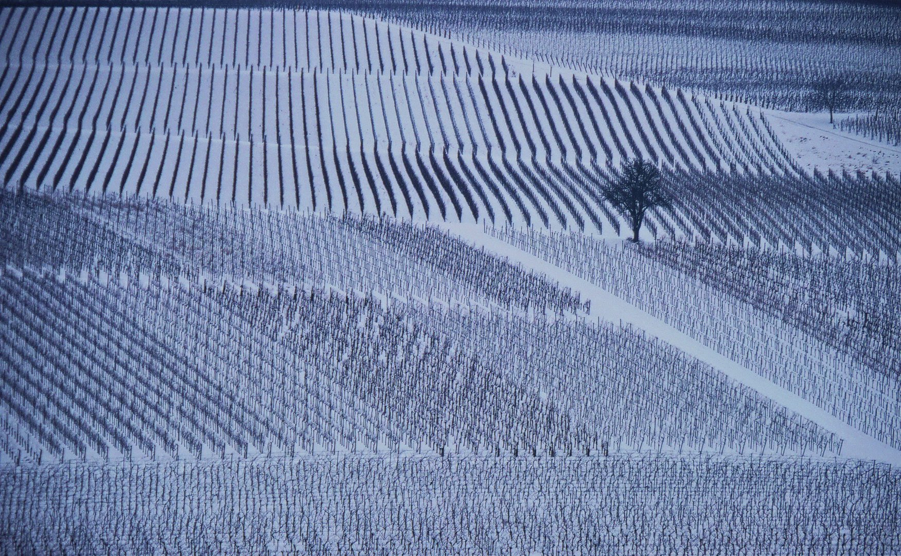 schraffierte Landschaft