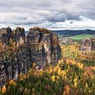 Schrammstein Aussicht im Herbst 