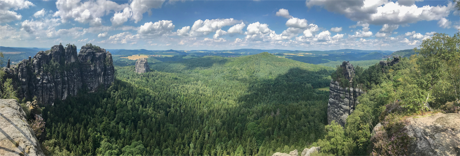 Schrammsteinaussicht / Sächsische Schweiz