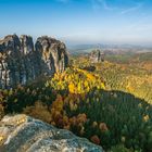 Schrammsteine im Herbst