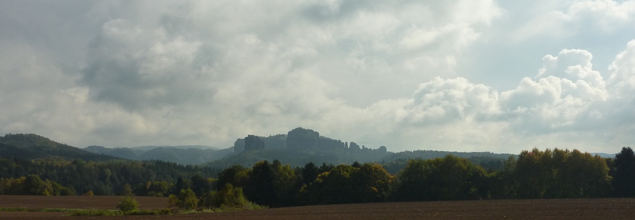 Schrammsteine im Herbst