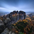 Schrammsteine im Herbstkleid