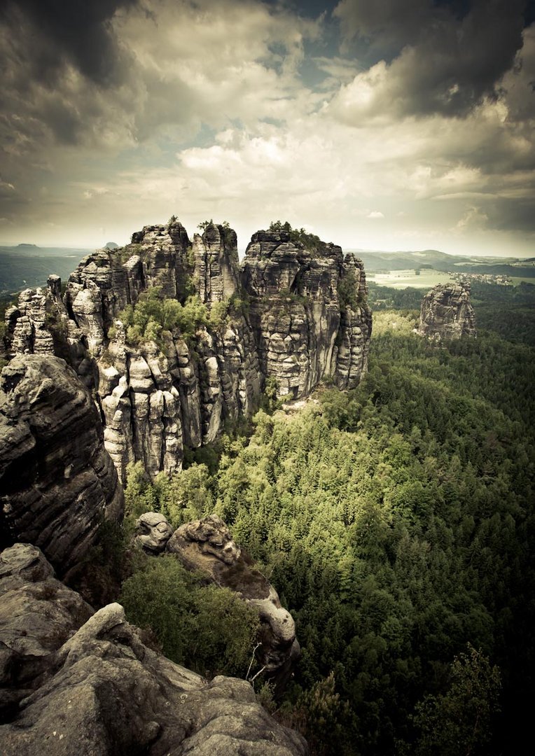 Schrammsteine, Sächsische Schweiz