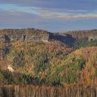 Schrammsteine von der Kaiserkrone aus ,Sächsische Schweiz