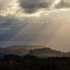 Schrammsteinkette im Morgenlicht