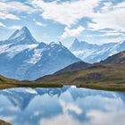 Schreckhorn und Finsteraarhorn