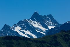 Schreckhorn und Lauteraarhorn