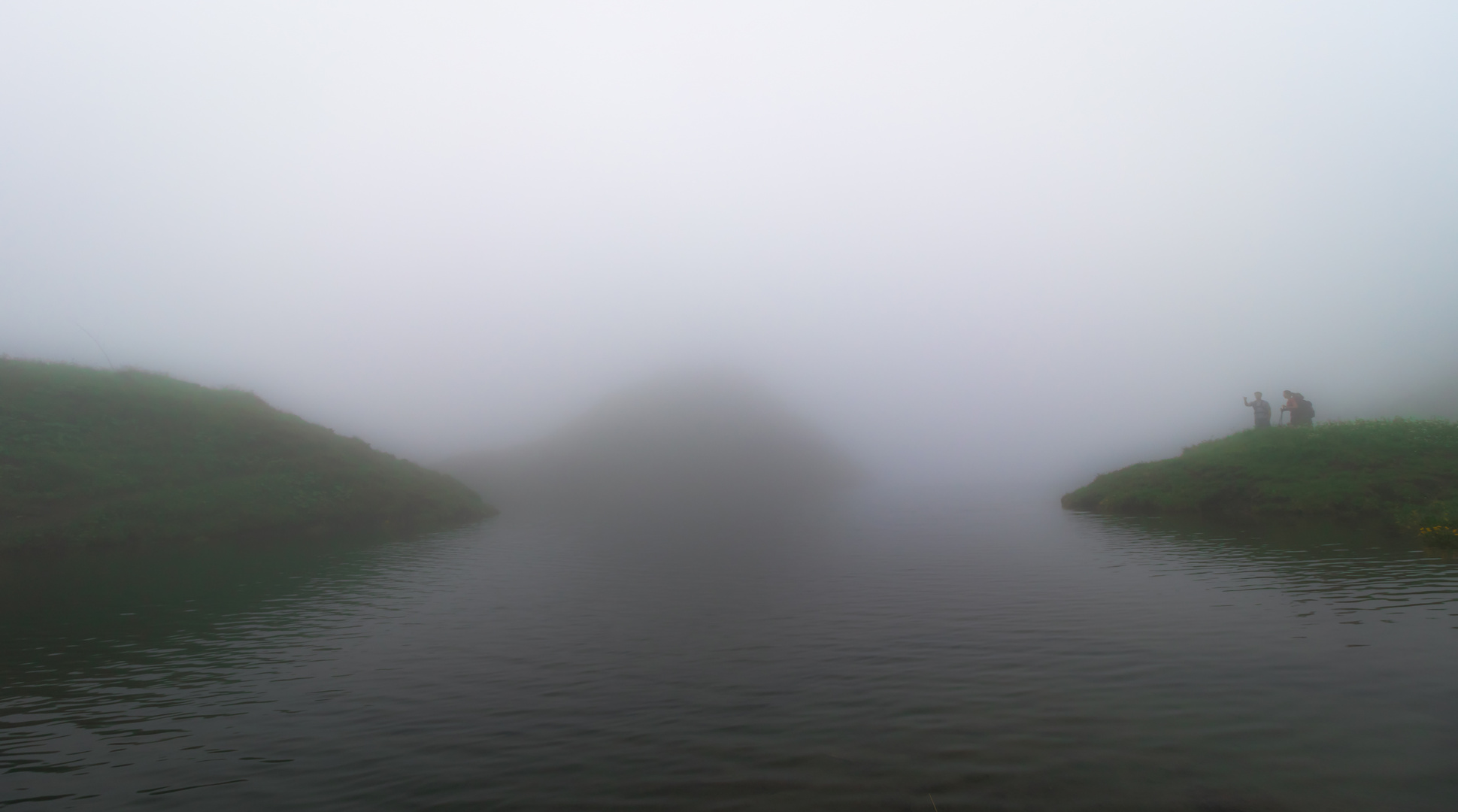 Schrecksee im Nebel