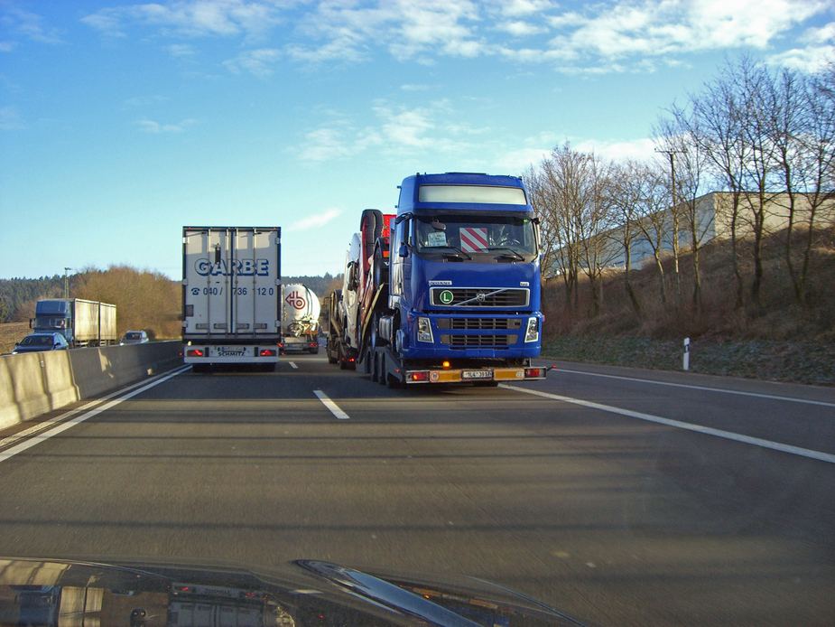 Schrecksekunde auf der Autobahn