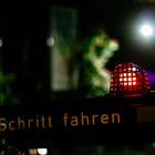 Schritt fahren