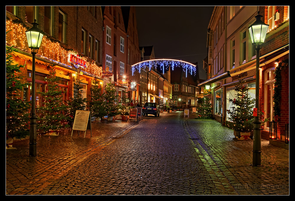 Schröderstrasse im Advent 2009