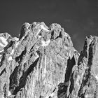 Schroffe Bergspitze