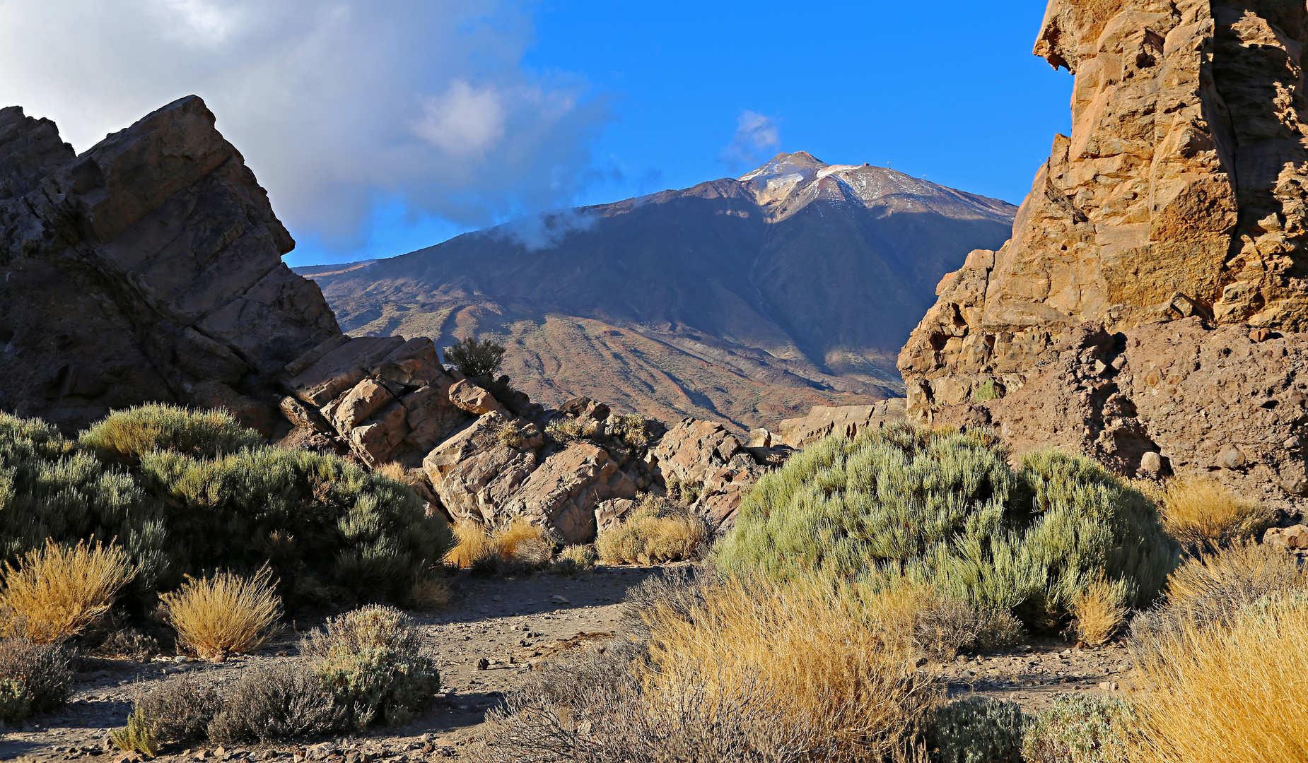 Schroffe Natur am Teide auf Teneriffa