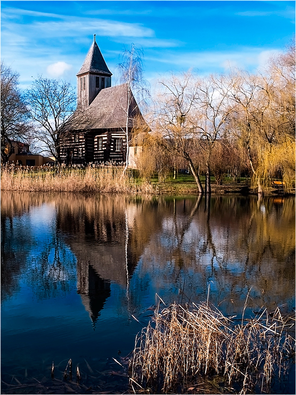 Schrotholzkirche in Wespen