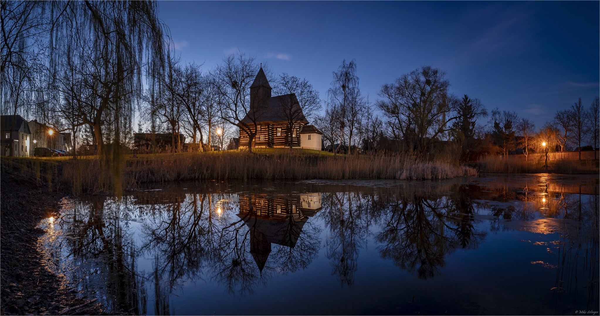 Schrotholzkirche / Wespen