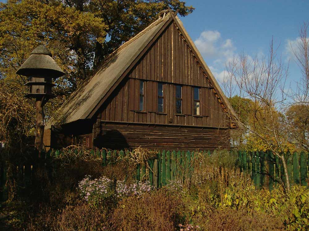 Schrotholzscheune in Neuwiese/Lausitz