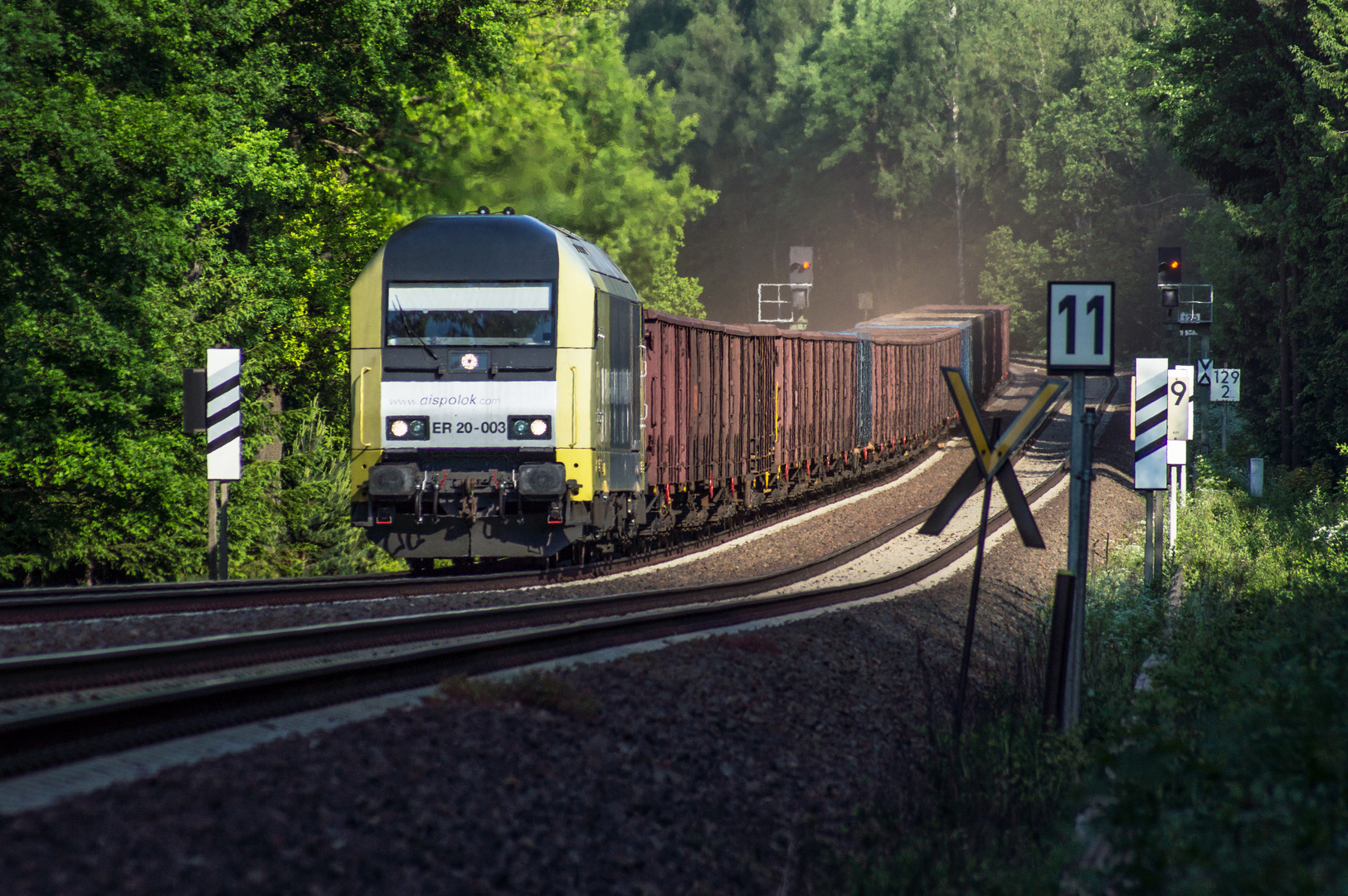 Schrottzug Könitz- Cheb (CZ) im Vogtland