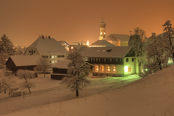 Schruns bei Nacht und Nebel