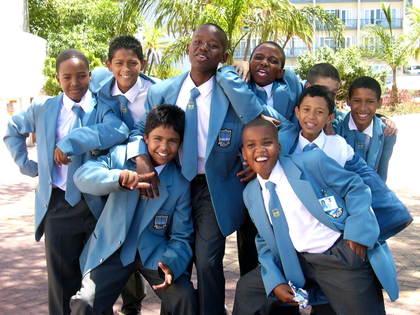 Schüler der Floreat Primary School in Steenberg, Cape Town