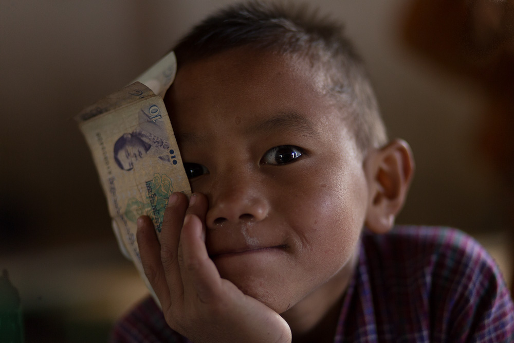 Schüler in Bhutan