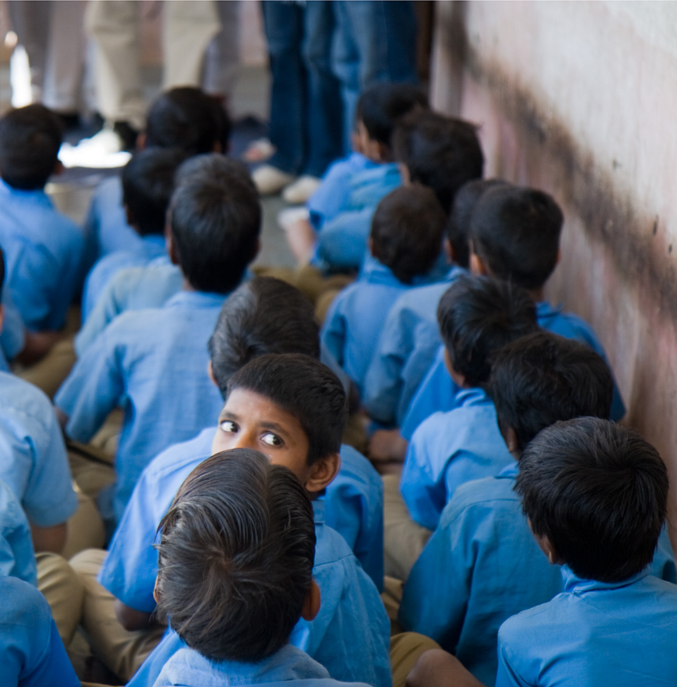 Schüler in Indien