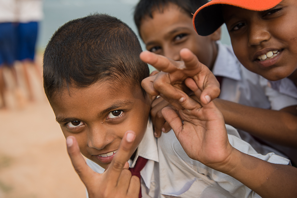 Schüler in Sri Lanka