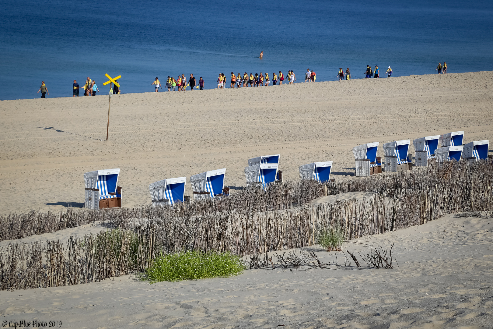 Schüler Strandkorbe Uferbefestigung