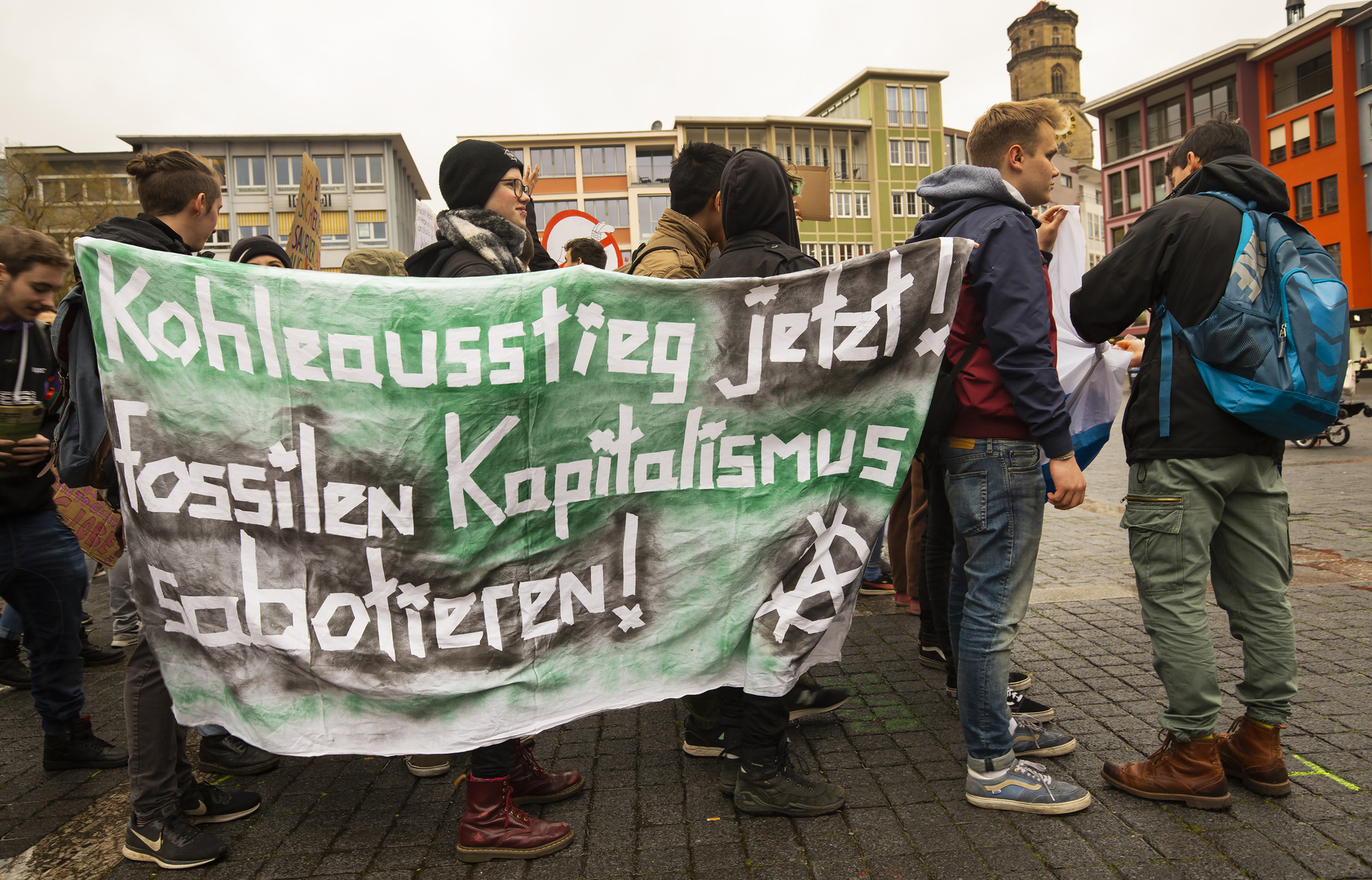 Schülerdemo am 1. März 2019 in Stuttgart 11